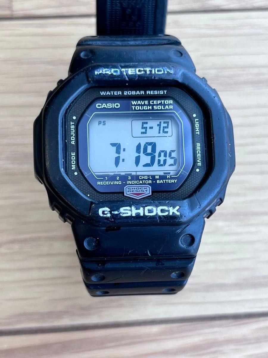 Casio G-SHOCK GW-5600J Tough Solar Wave Ceptor JDM Digital Watch Black