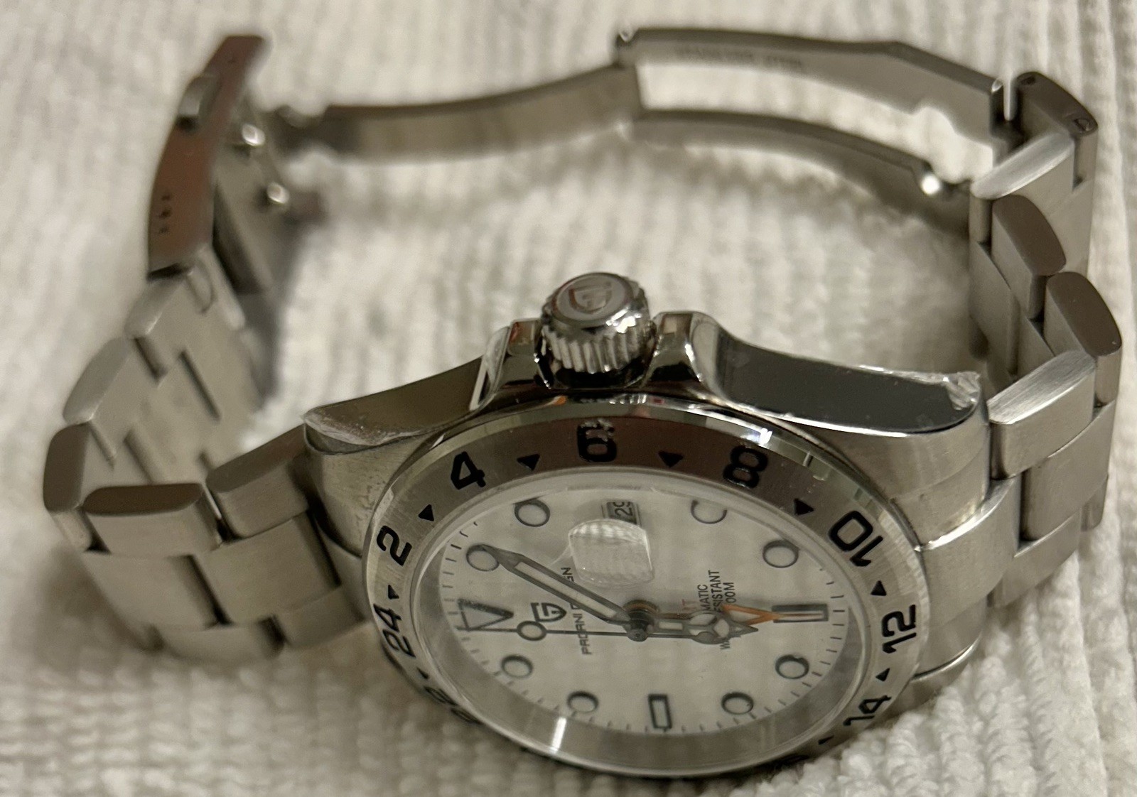 Pagani Design PD-1682 Explorer II 42mm Silver Stainless Steel Men’s Wristwatch