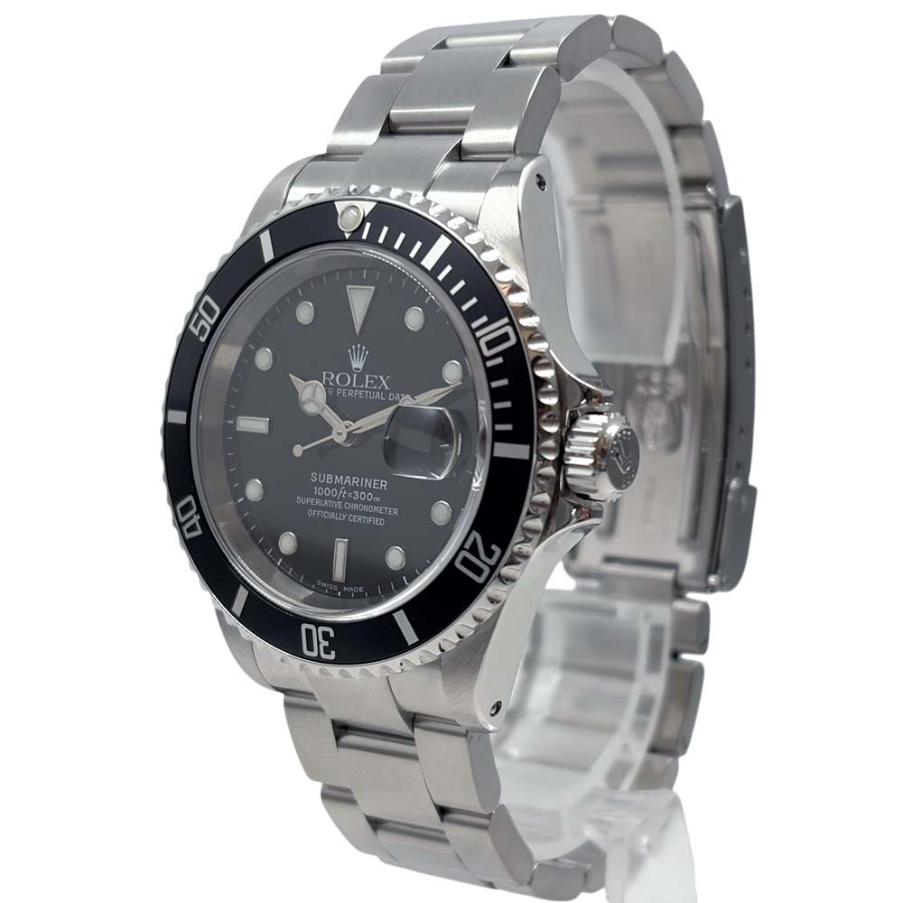 Rolex Submariner 16610 Stainless Steel Diamond 40.0mm with Box #KNW1659