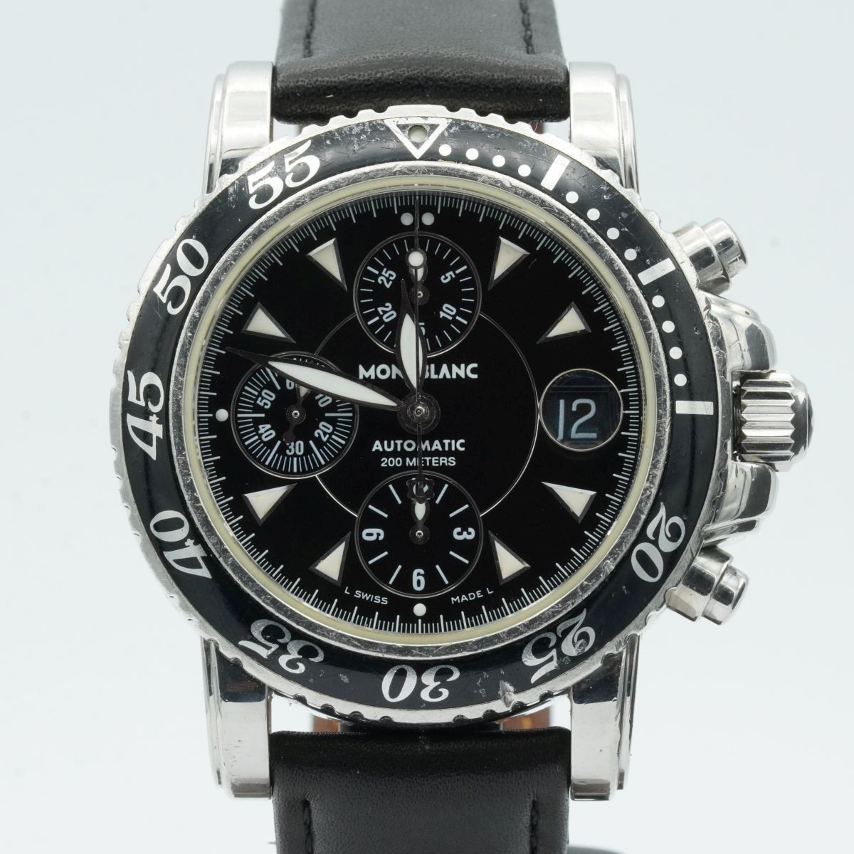 MONTBLANC Sport Chrono XL Automatic Chronograph Mens Watch 7034 43mm