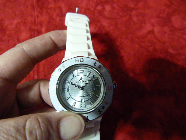 Adee Kaye Elettrico White Unisex Watch New w/out Tags