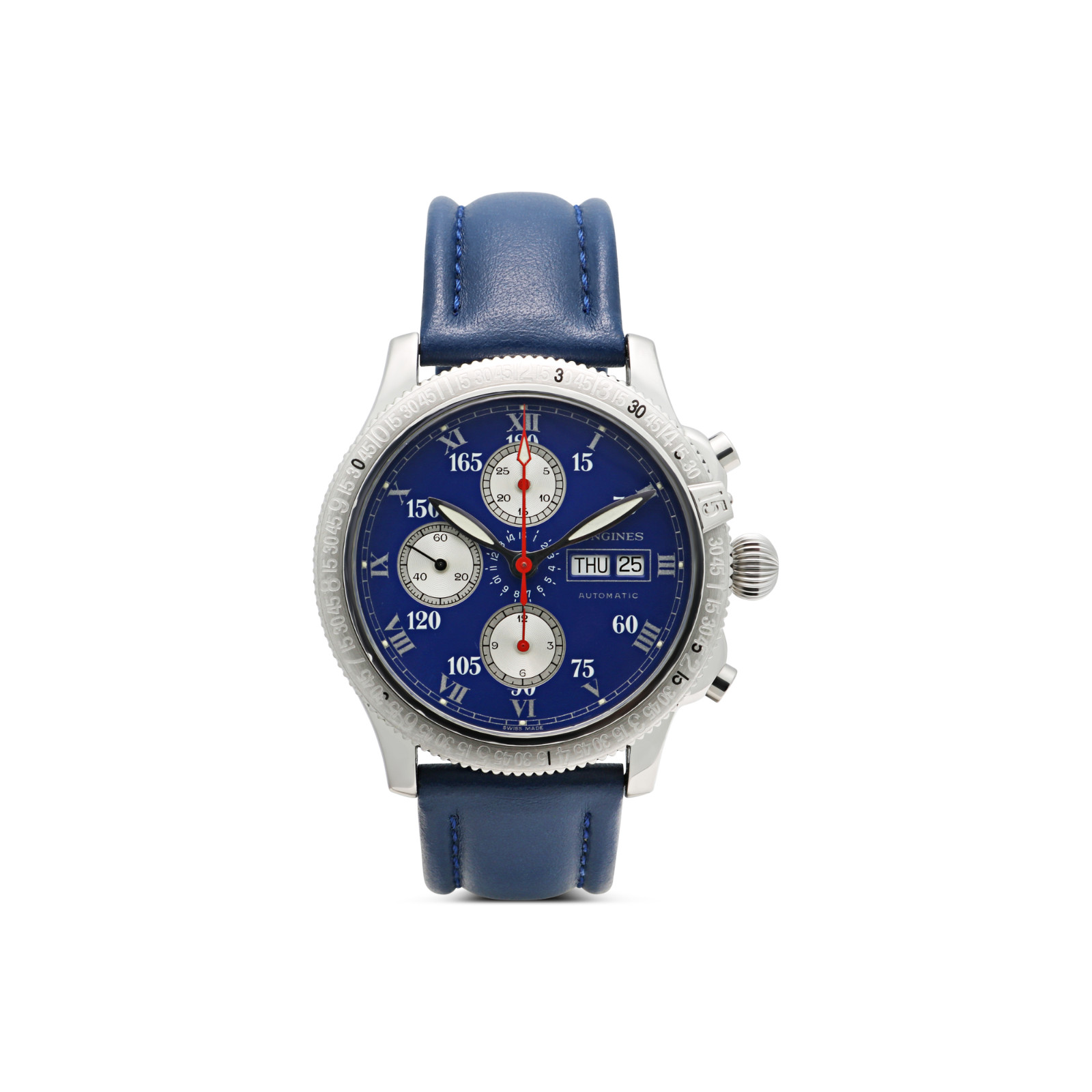Longines Spirit Chronograph Angle Hour Lindbergh Blue Dial (Preowned) SOLD AS IS