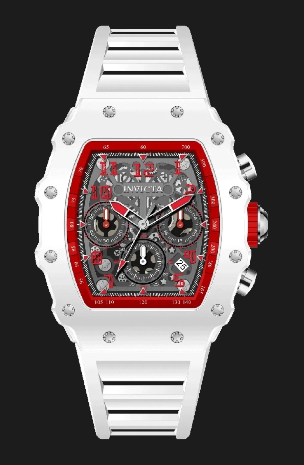 Invicta – Valxor – 40mm – White/Red – (69769)