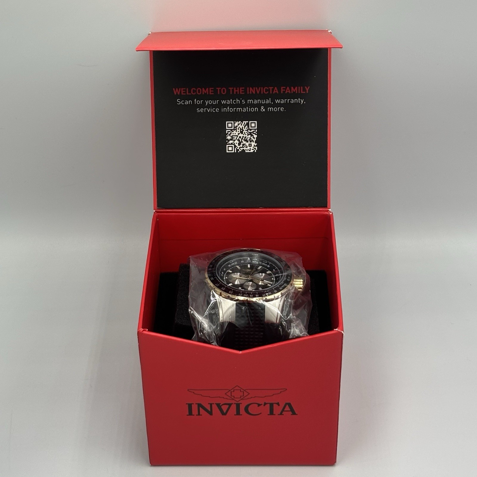 Invicta Aviator Watch Men 51mm Black Dial Two Tone Daydate Round 33029 New