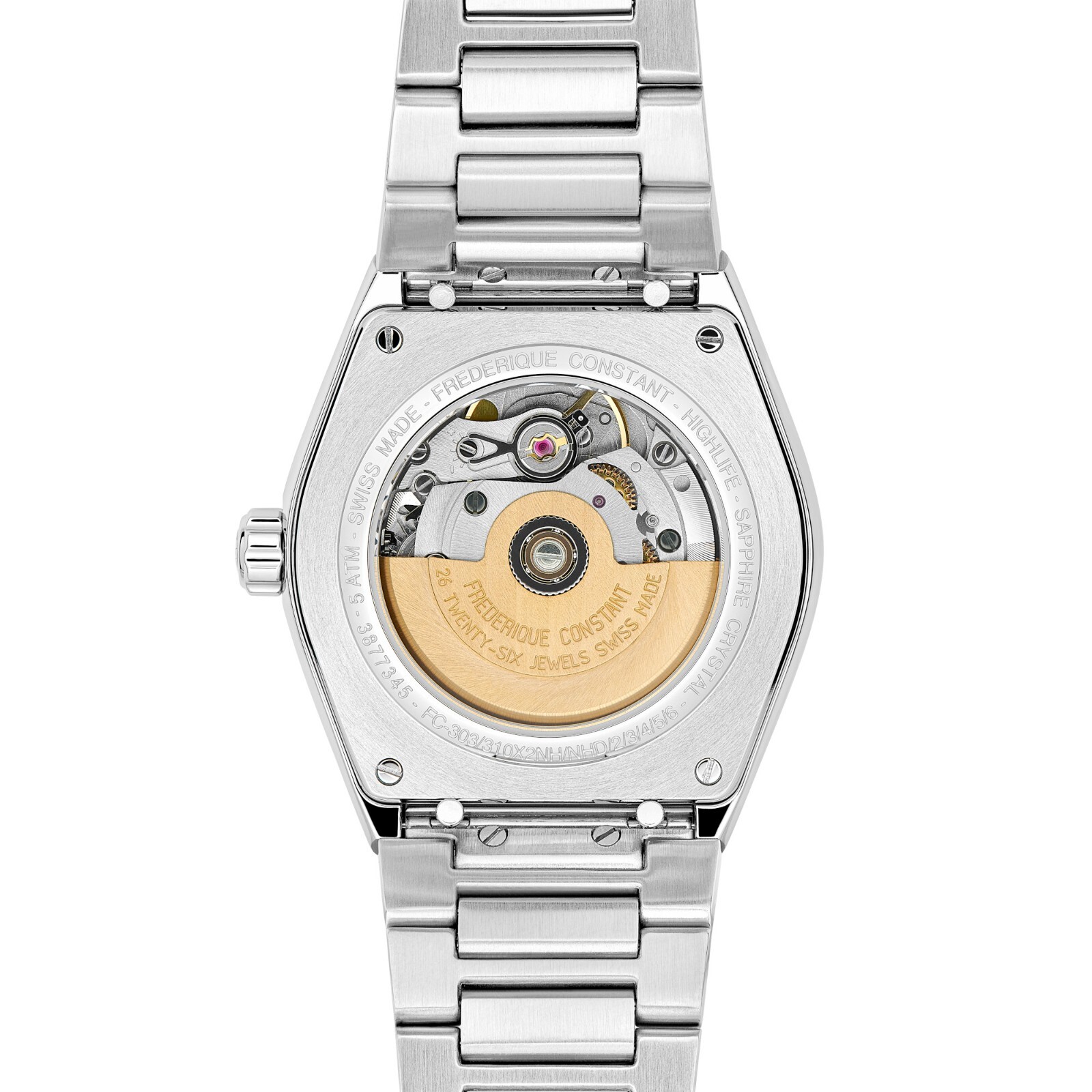 Frederique Constant Women’s Classic Automatic Silver Watch 34 MM FC-303MPW2NH6B