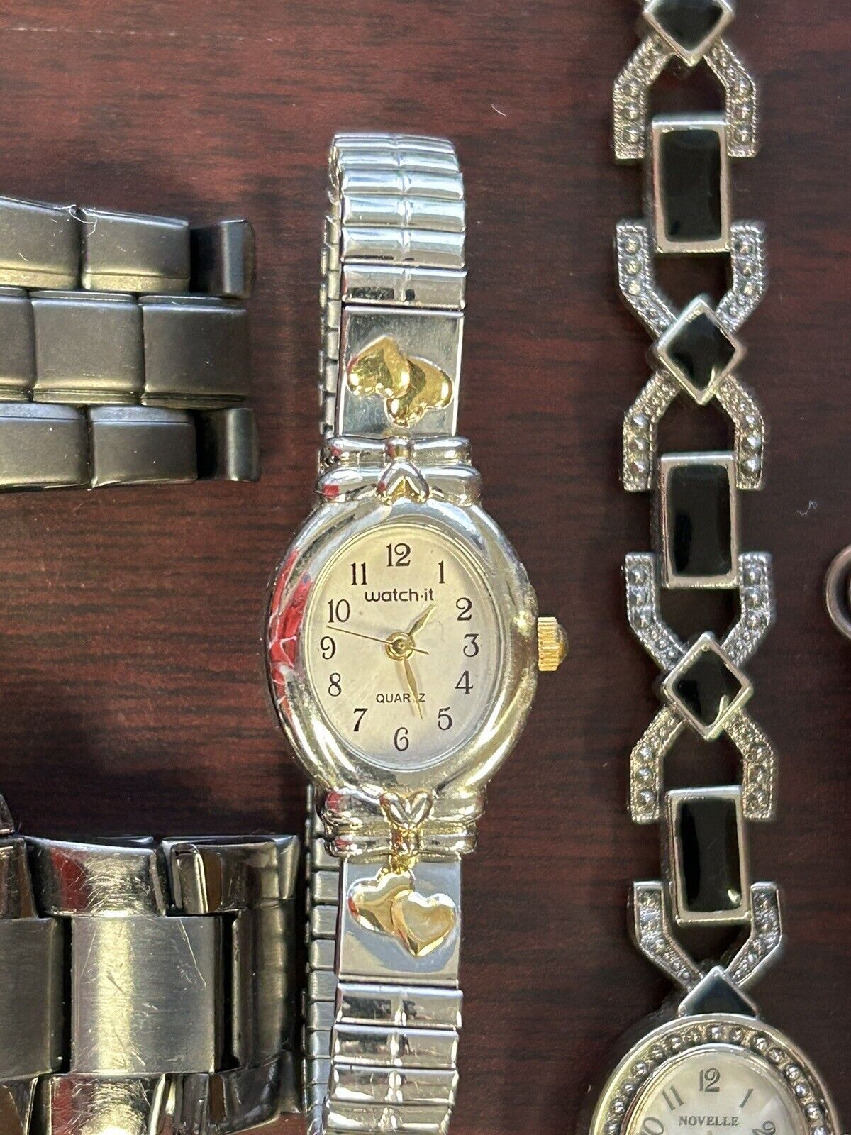 22pc Mixed Quartz Watch Lot-Citizen,Relic,Fossil,Kenneth Cole,etc-No Batteries