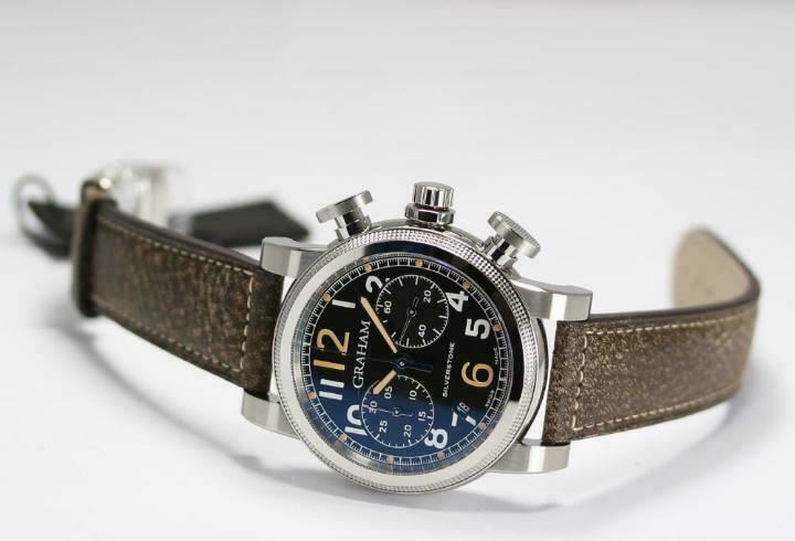 Wristwatch for Men Graham 2SABS.B05A Silverstone Vintage 44 Chronograph Analogue