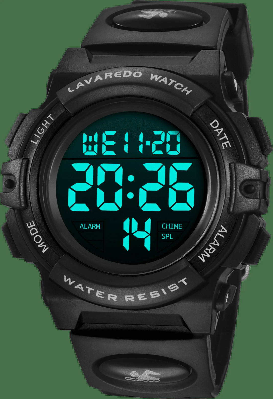 Digital Sports Watch for Age 4-15 Waterproof Watches with Alarm Stopwatch Wrist