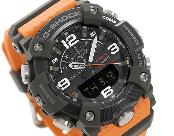 Casio G-Shock Mudmaster GG-B100-1A9DR Carbon Core Bluetooth Watch New
