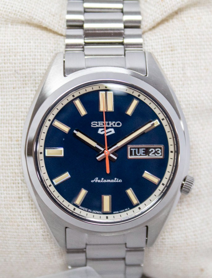 Seiko (SRPK87) 5 Sports SNXS Series Automatic Men’s Watch – SS/Navy Blue Dial