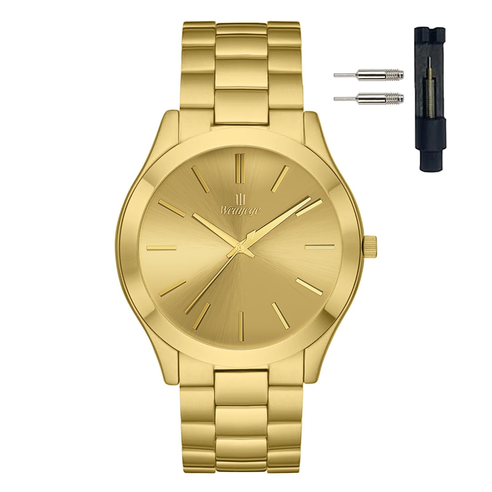 Mens Watches,Classical Stainless Steel Men’s Wrist Watches,Fashion Minimalist…