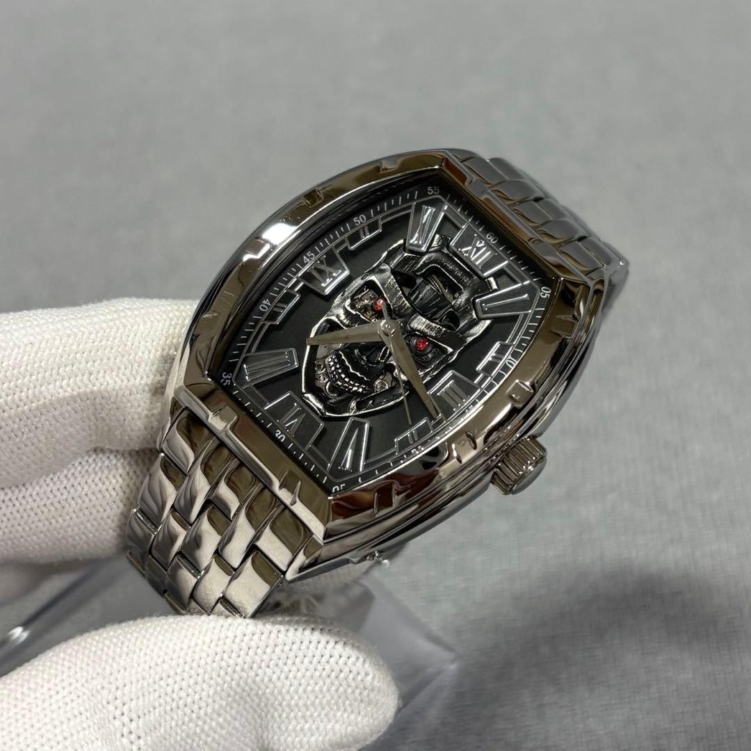 Rare Terminator Automatic Limited to 8000 Pieces Worldwide Tonneau Shape Transpa