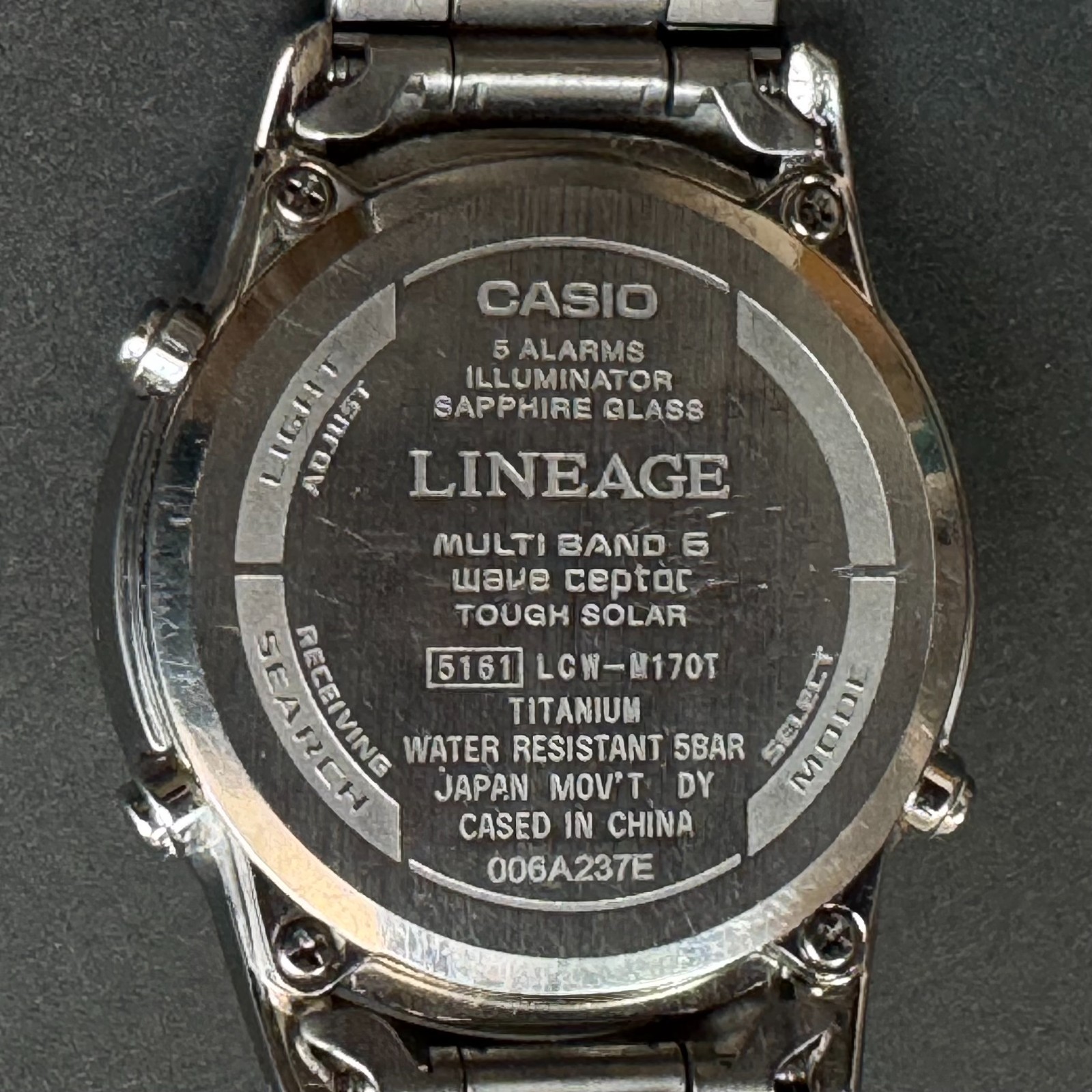 CASIO LINEAGE LCW-M170TD-7AJF Tough Solar Atomic Radio Watch Titanium Mint