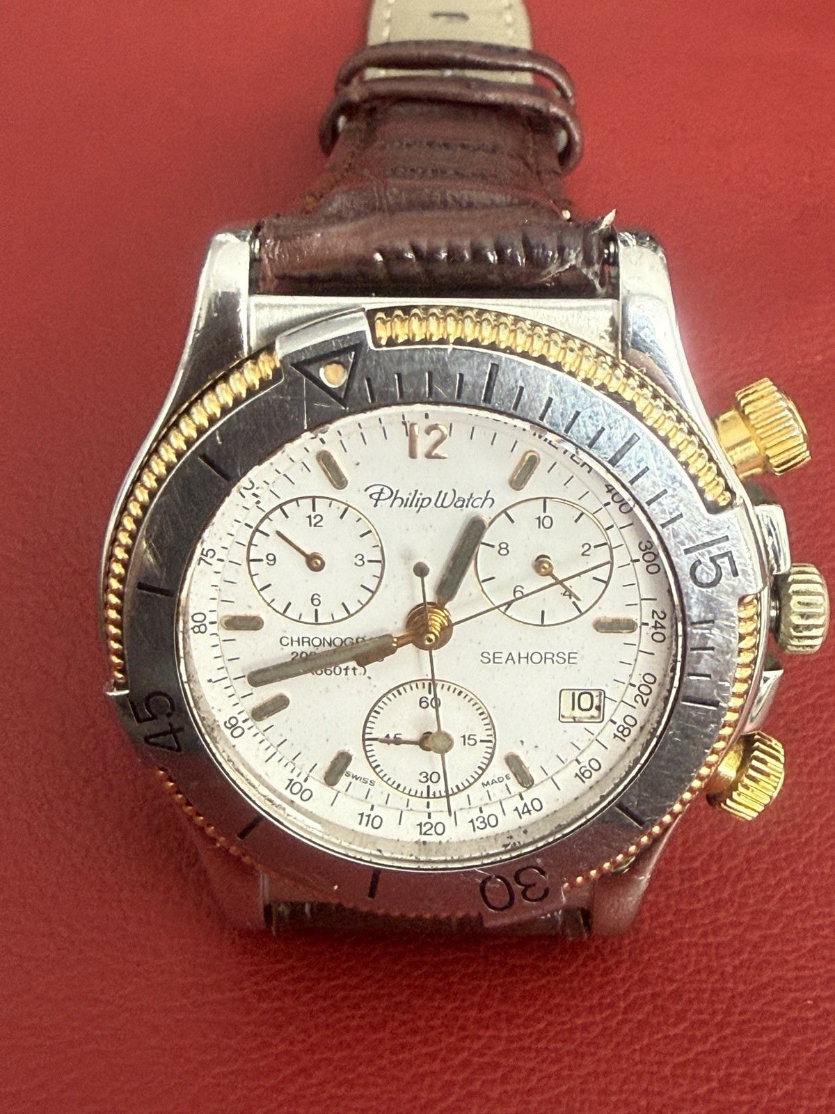 PHILIP WATCH SEAHORSE WRISTWATCH PHILIP WATCH NOT WORKING SPARE PARTS