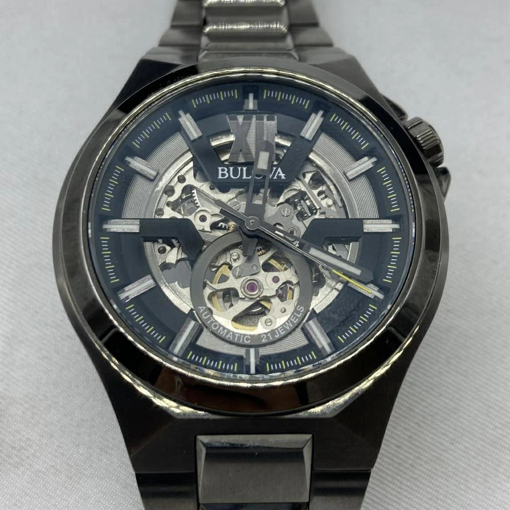 Bulova Automatic Watch 98A179 Stainless Steel Men’s From Japan