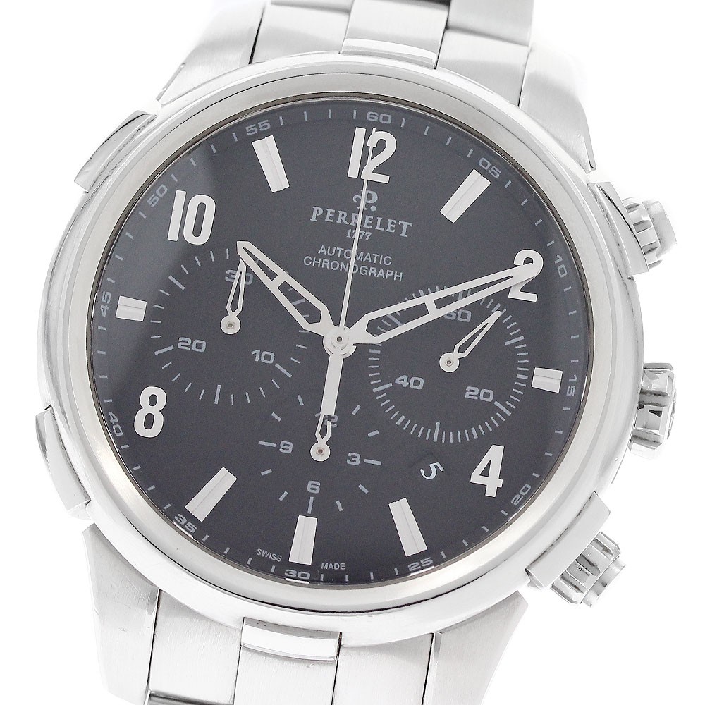 PERRELET Class-T A1069 Chronograph Date black Dial Automatic Men’s Watch_949711