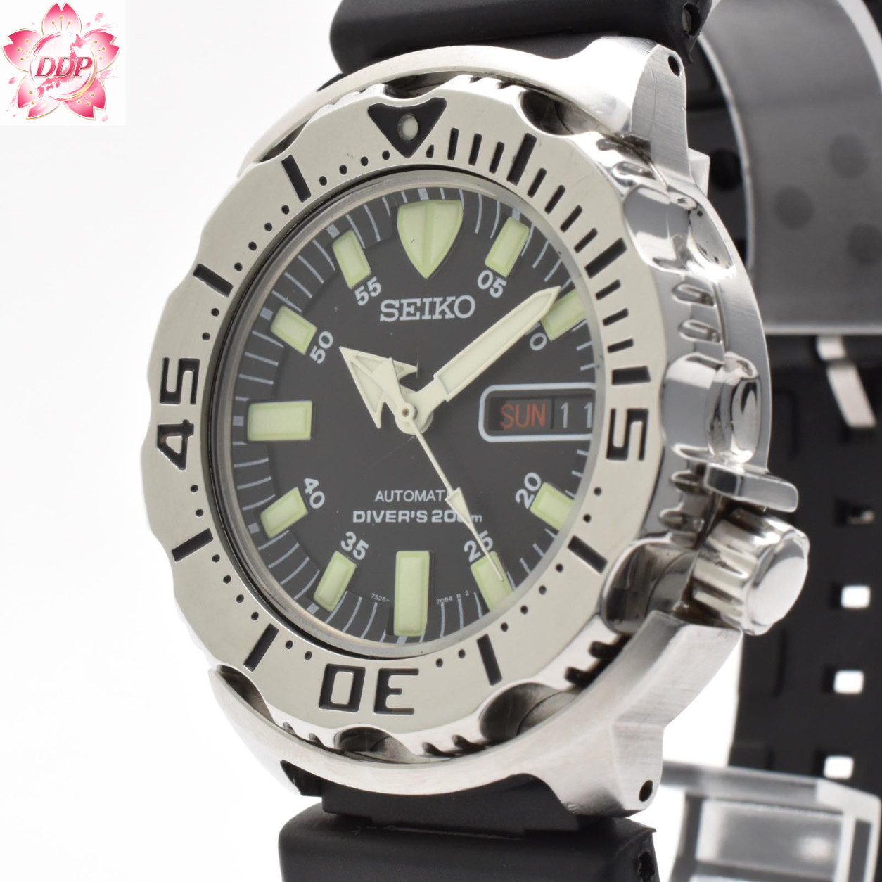 Vintage [NEAR MINT] Seiko Black Monster 7S26-0350 SKX779 Day/Date Men’s JAPAN