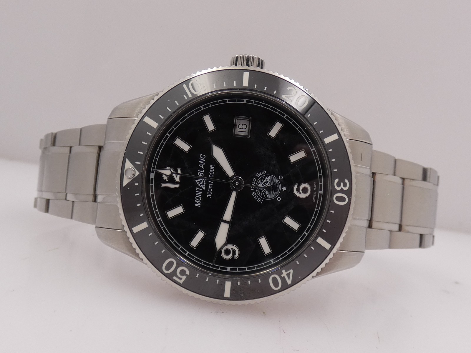 MONTBLANC 1858 ICED SEA DIVING 129371 NEW BOX PAPERS&STICKERS MAR 2026 AUTOMATIC