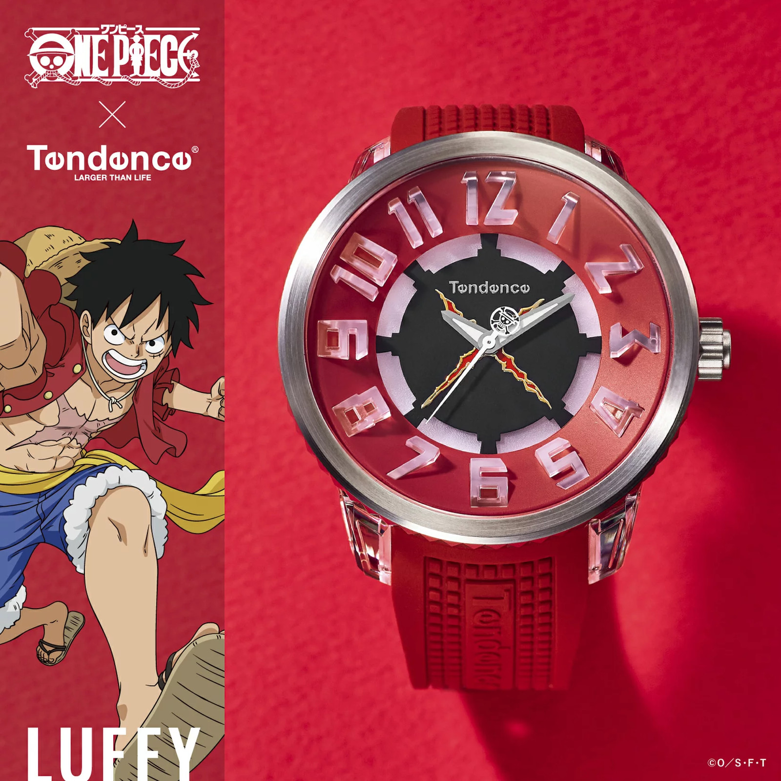 Tendence ONE PIECE Luffy FLASH LED Watch TY532021 Limited Edition New