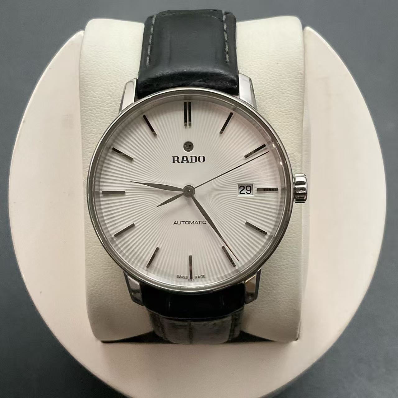 Rado Sliver Dial Centrix R22860015 Men’s Watch Automatic 37.7mm Date