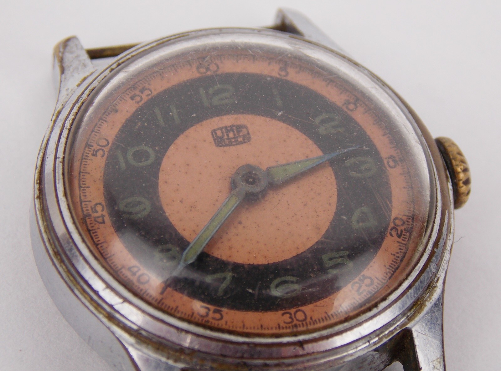 Vintage UMF RUHLA 1960s German Stein Mechanical Gentleman Wristwatch