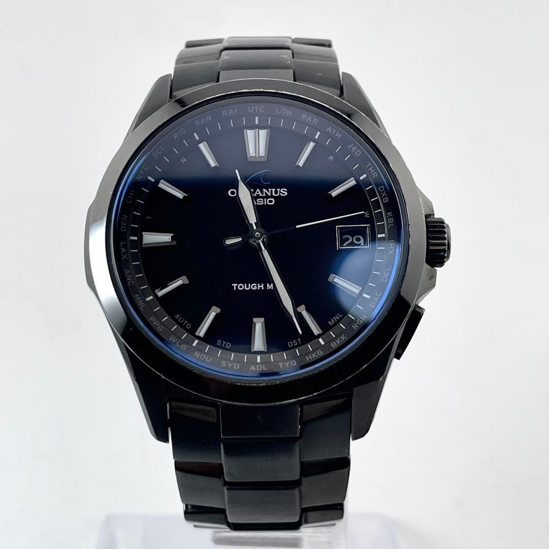 CASIO Oceanus OCW-S100B-1AJF Quartz World Time Watch 41.8mm