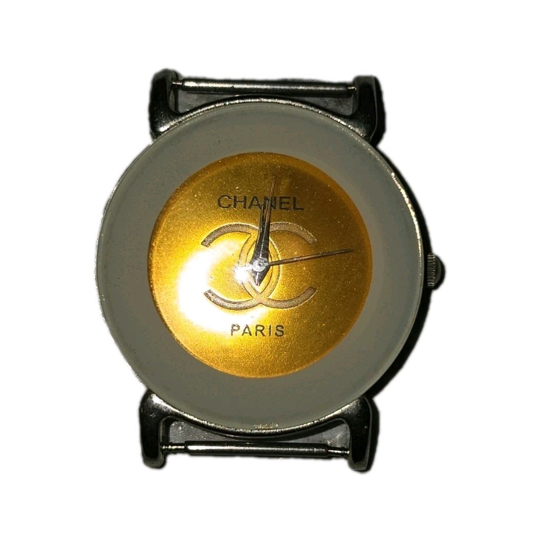 CHANEL Paris Women’s Quartz Analog Logo Dial Gold/White 28-31.9mm SS
