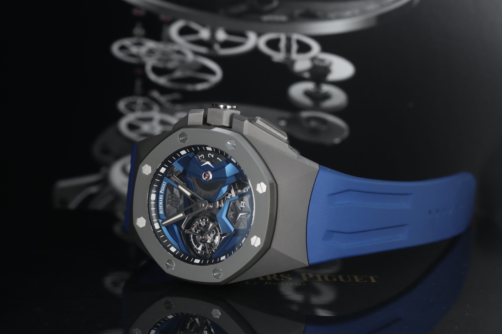 AP Royal Oak Concept GMT Tourbillon Sandblasted Titanium 26589IO.OO.D030CA.01