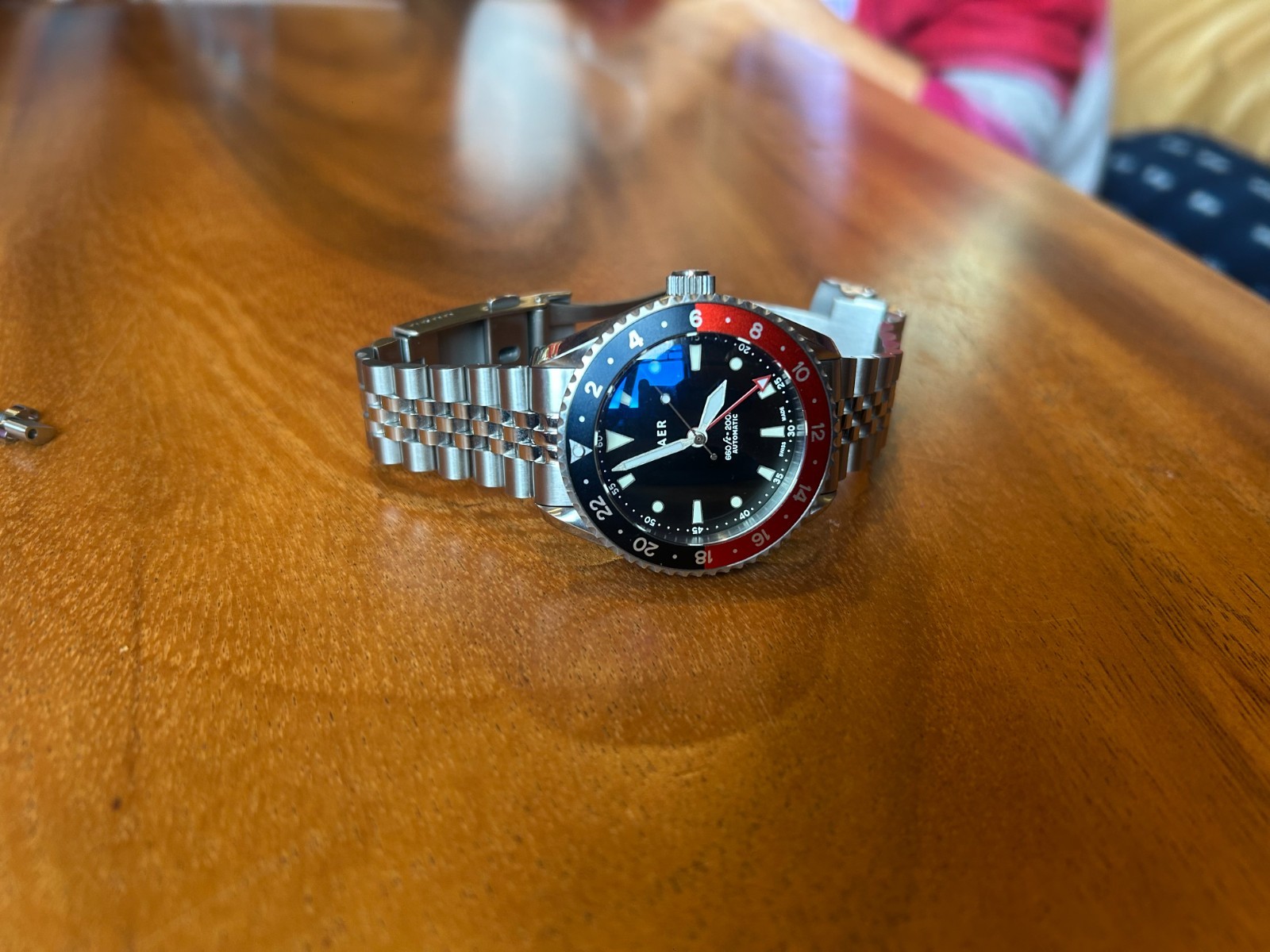 Vaer G7 Meridian GMT coke in perfect condition. Rare watch!