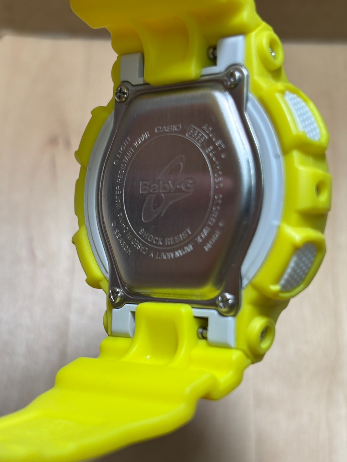 【LAST UNIT】Casio G-Shock Baby-G BA-110BC-9A Yellow Analog Digital Japan Used