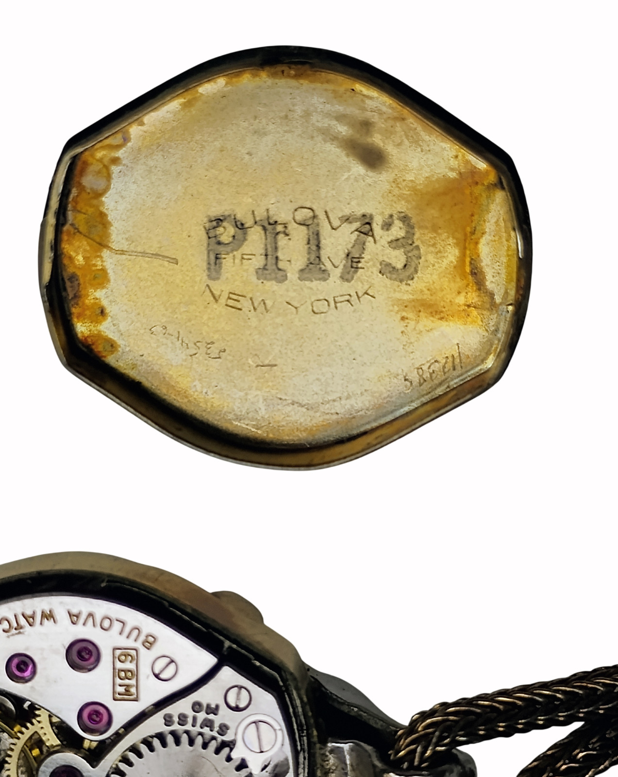 VINTAGE BULOVA 17J SWISS 6BM WATCH – 10K RGP – RUNS PERFECTLY – SEE VIDEO