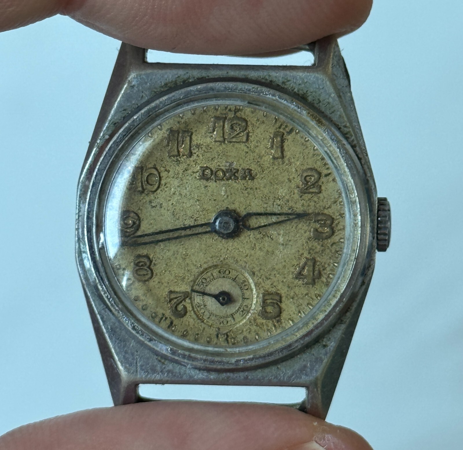 DOXA Swiss Army Watch WWII Era – Serviced Mechanical 1940s