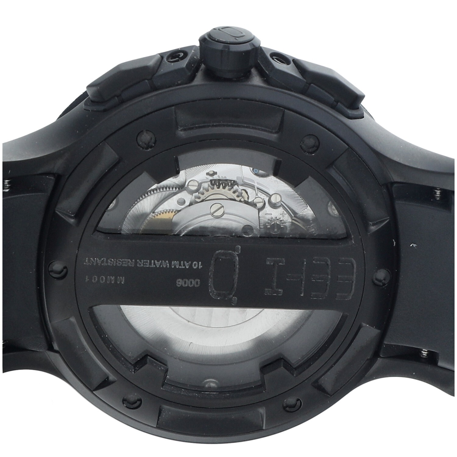 NOA Mammoth MM001 Chronograph Black PVD 48 mm Rubber Swiss Automatic Men’s Watch