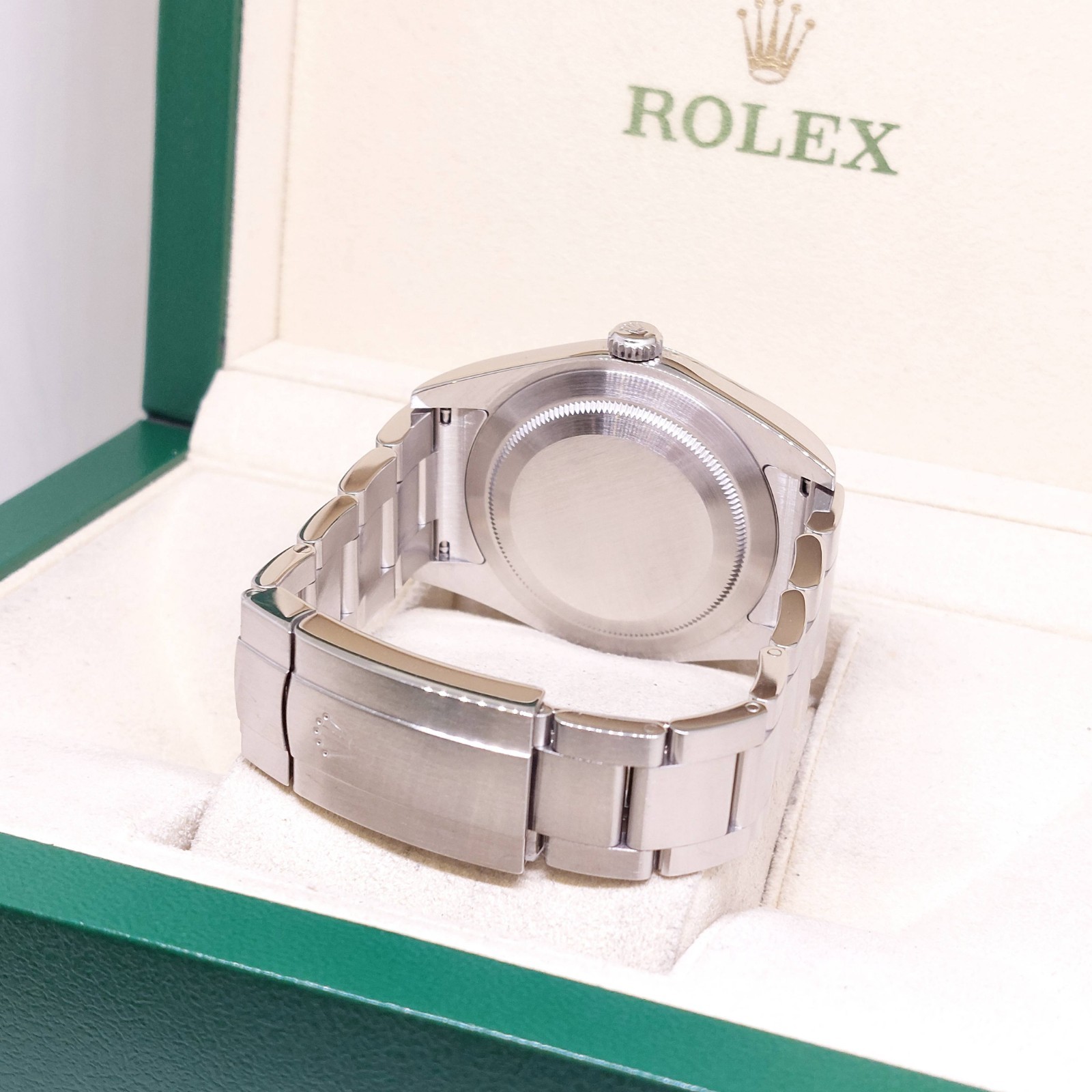 Rolex 39mm Black Batons Oyster Perpetual REF: 114300 (Box & Cert-July 2020)
