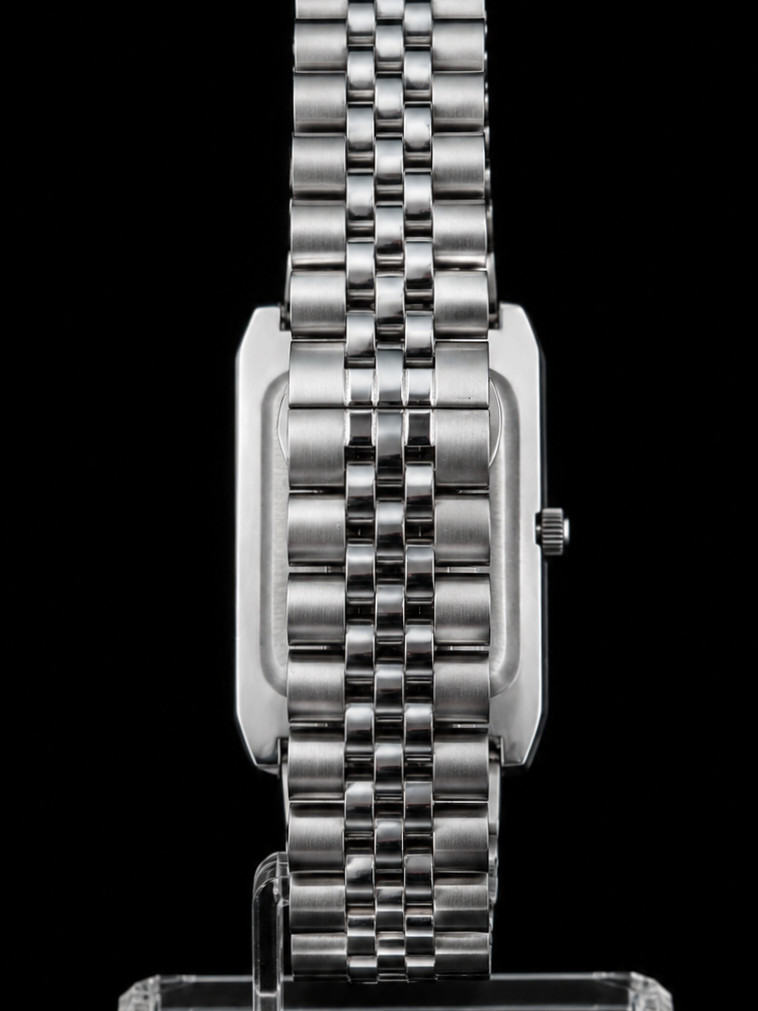 Vintage Seiko Tank Reverso Style Quartz Case Size 28MM Blue Face Men’s Watch
