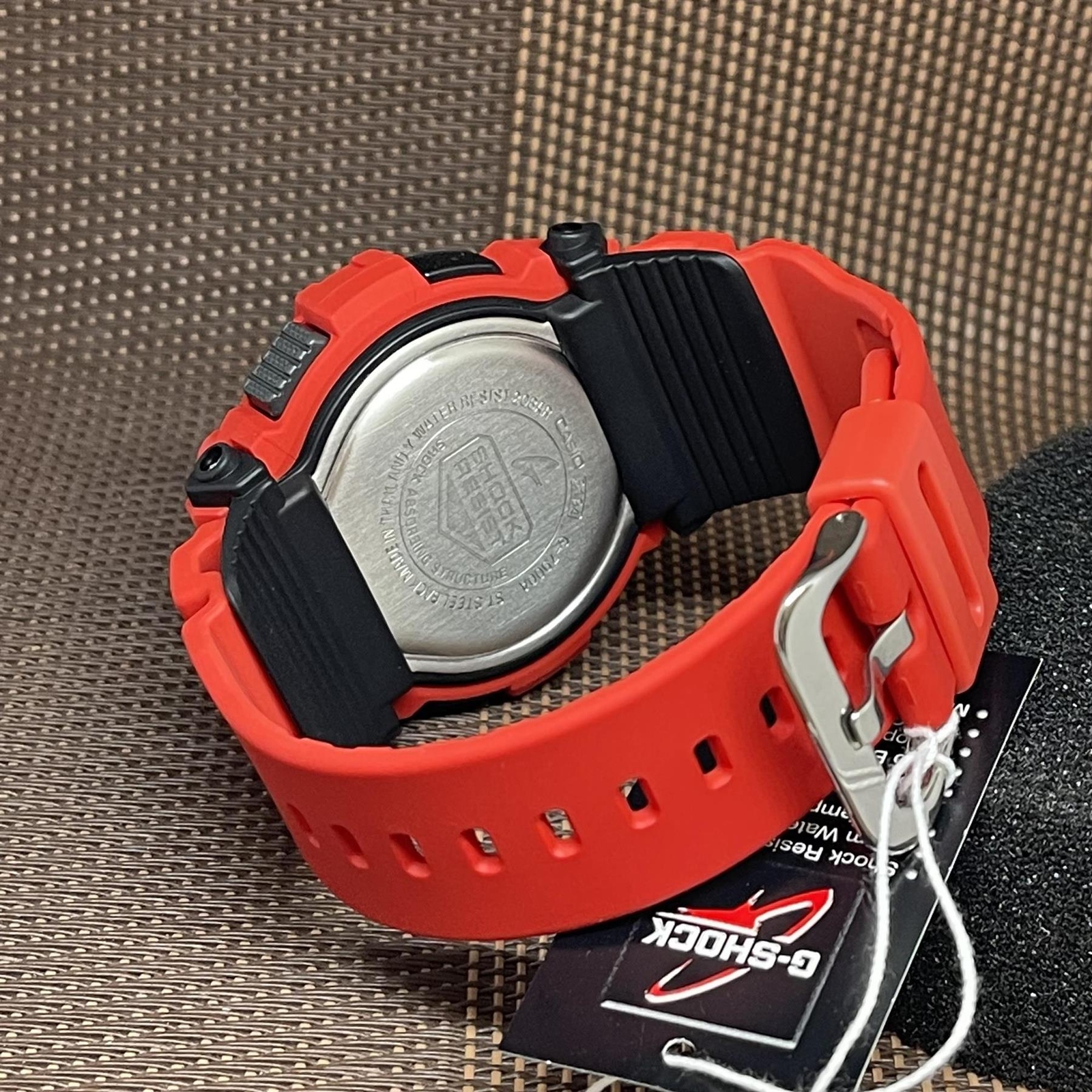 Casio G-Shock G-7900A-4D Low Temperature Moon Data Tide Graph Red Resin Watch