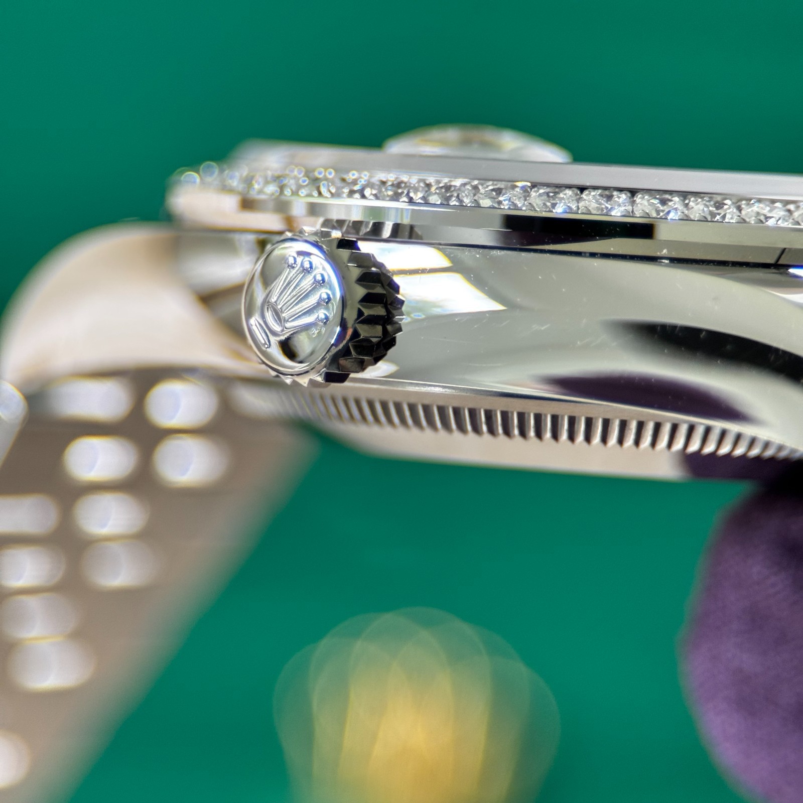 Rolex Datejust 36 -MOP Diamond Dial & Diamond Bezel Jubilee – Full Set 126284RBR