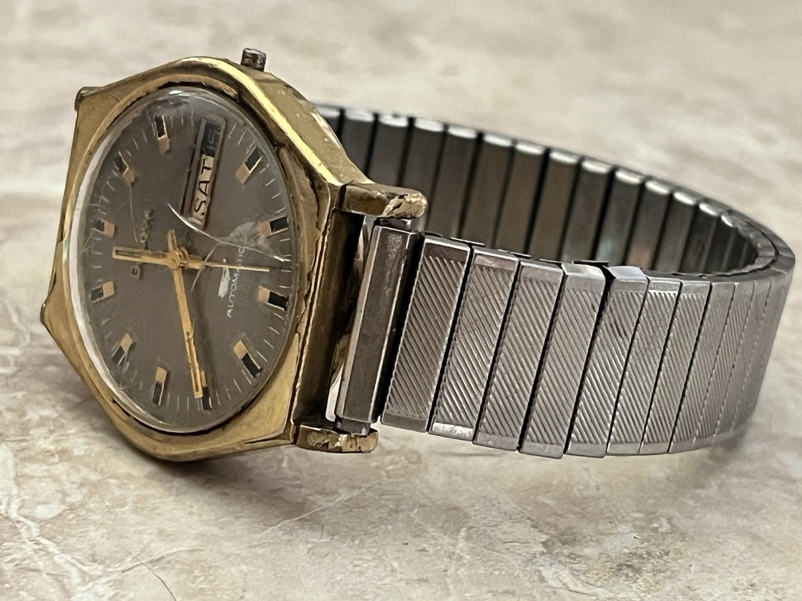 Bulova Vintage Sea King 10k Roll Gold Plated Automatic Men’s Watch