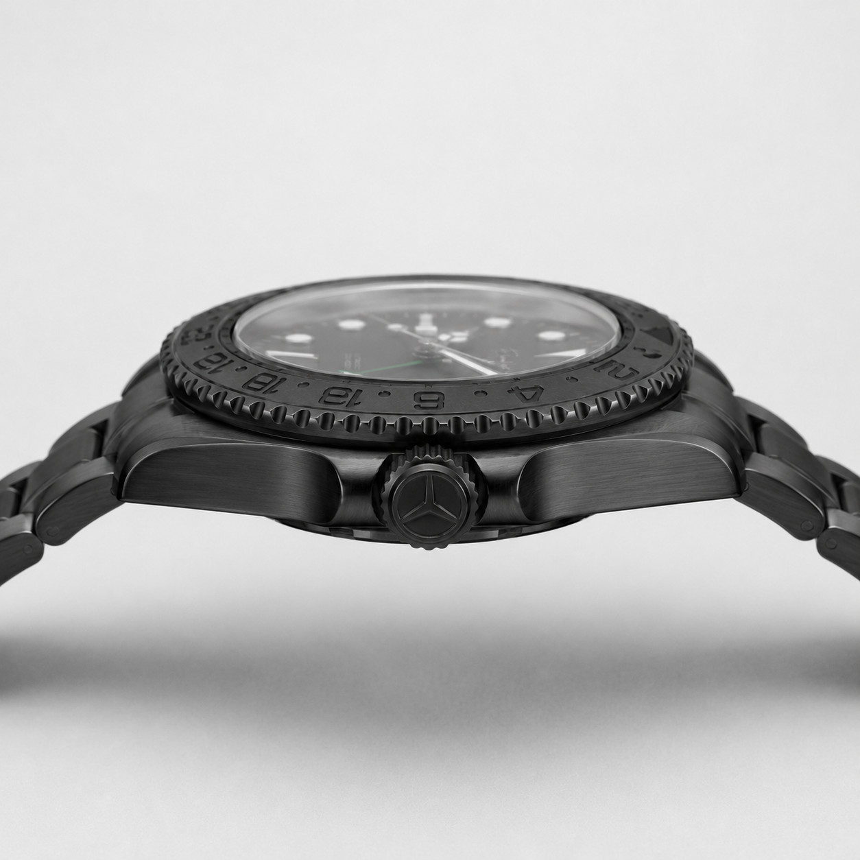 Élan Noir Automatic Day Date BLACK OUT/BLUE – 1 OF 1 CUSTOM WATCH EXTRELY RARE