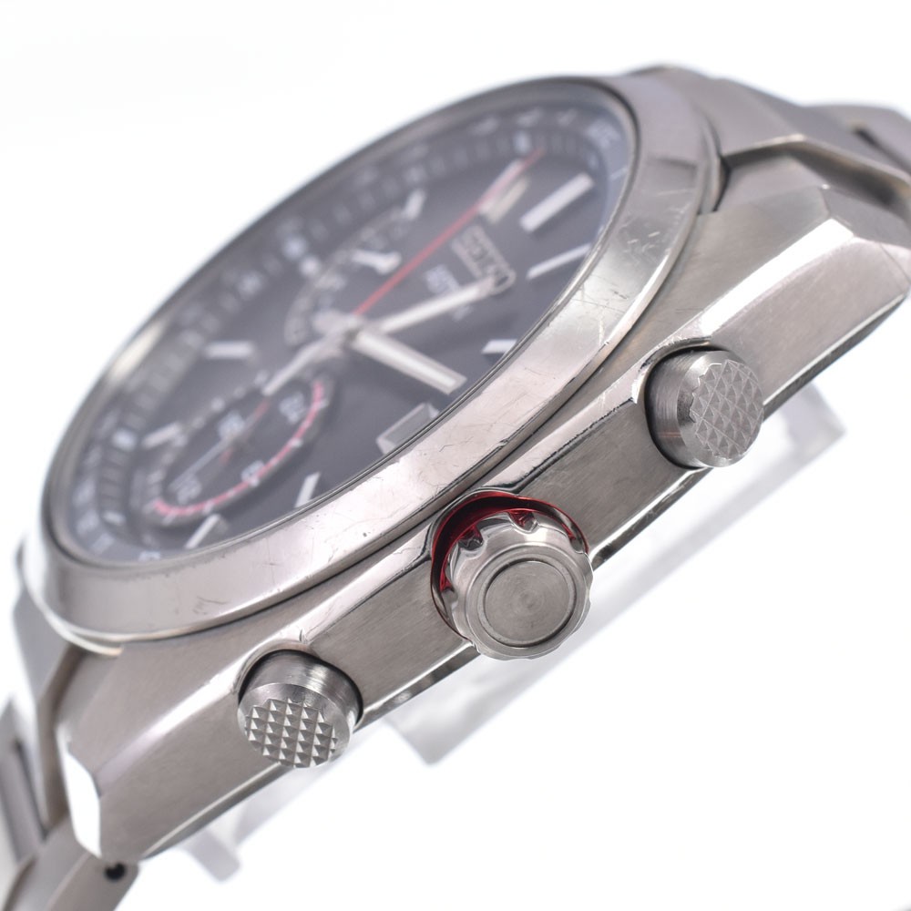 SEIKO Astron SBXY017/8B63-0BA0 Day date Radio Sync Solar Men’s Watch P#149030