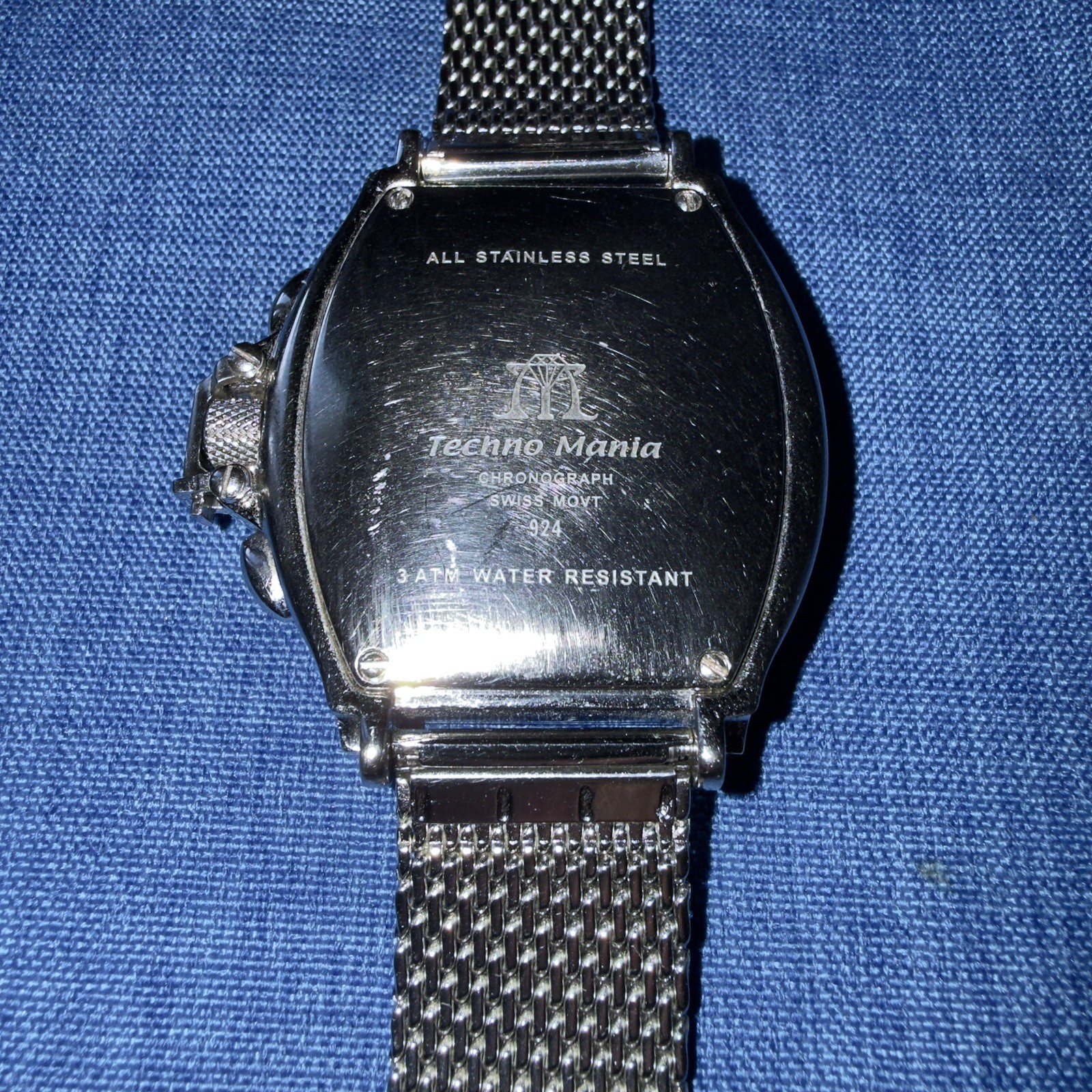 TECHNO MANIA Swiss Chronograph Calendar 1.5 ct Diamond bezel sapphire crystal