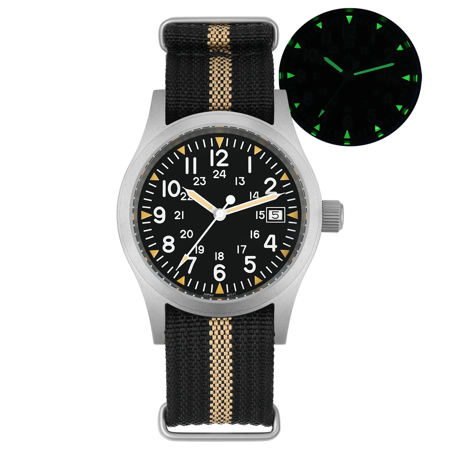 2025 ML05 38Mm Men’S Watch Ronda 515 Quartz Movement Watch Dome Sapphire High T