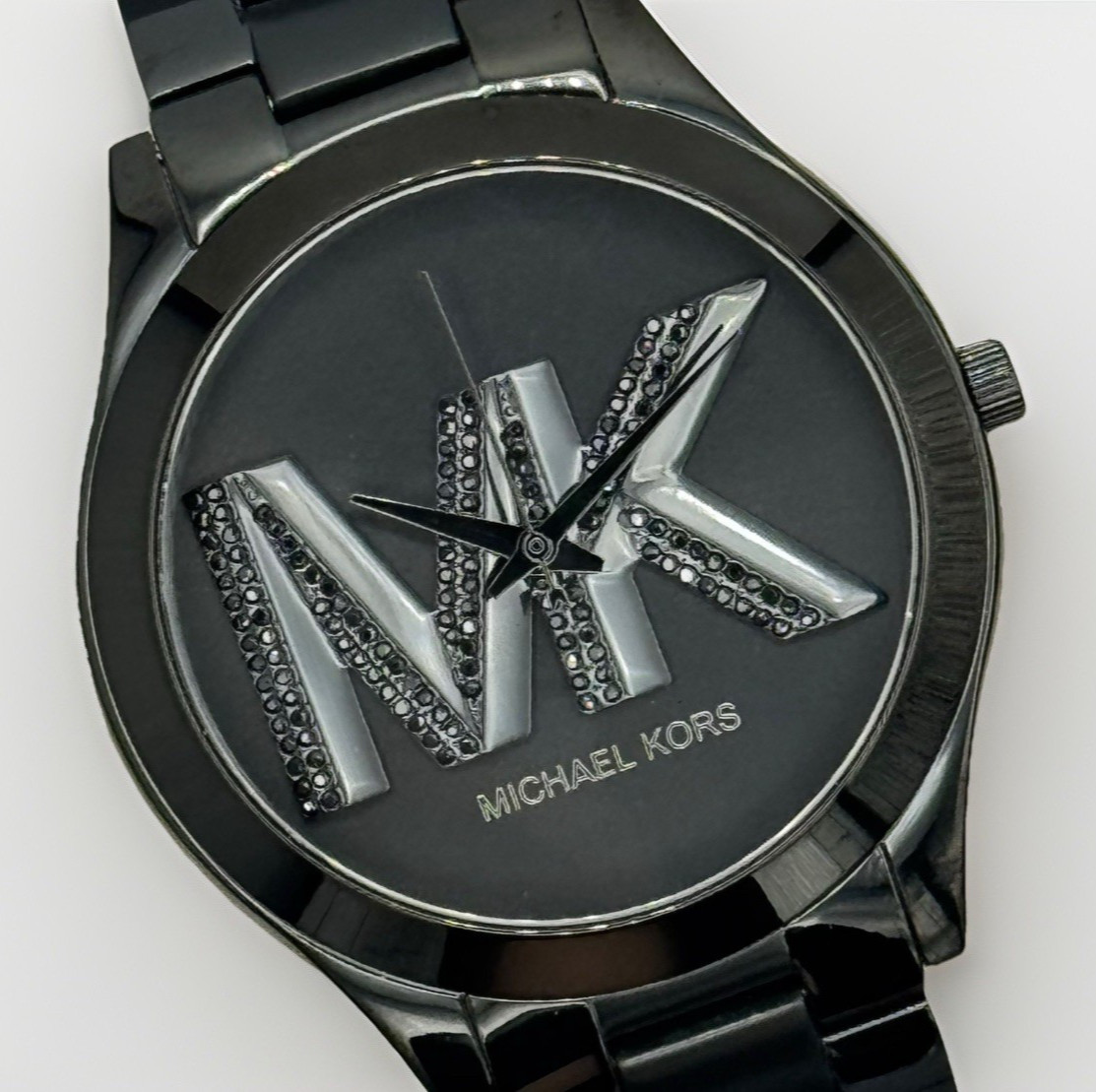 MICHAEL KORS Runway MK4734 Slim Blackout 42mm Unisex Watch