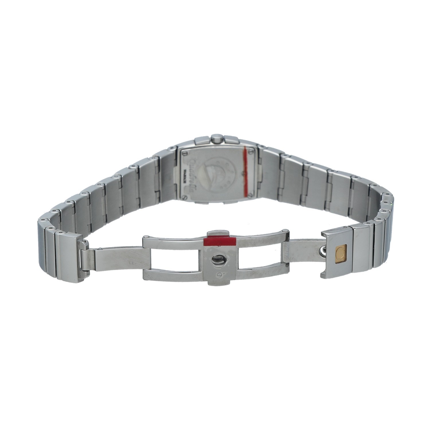 Omega Constellation 1584.79.00 25.3 mm Steel MOP Roman Tonneau Women’s Watch
