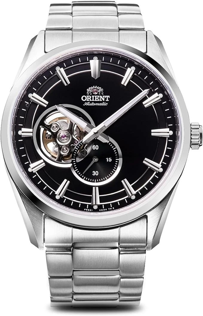 ORIENT Contemporary RN-AR0001B Black Semi Skeleton Men’s Watch New in Box