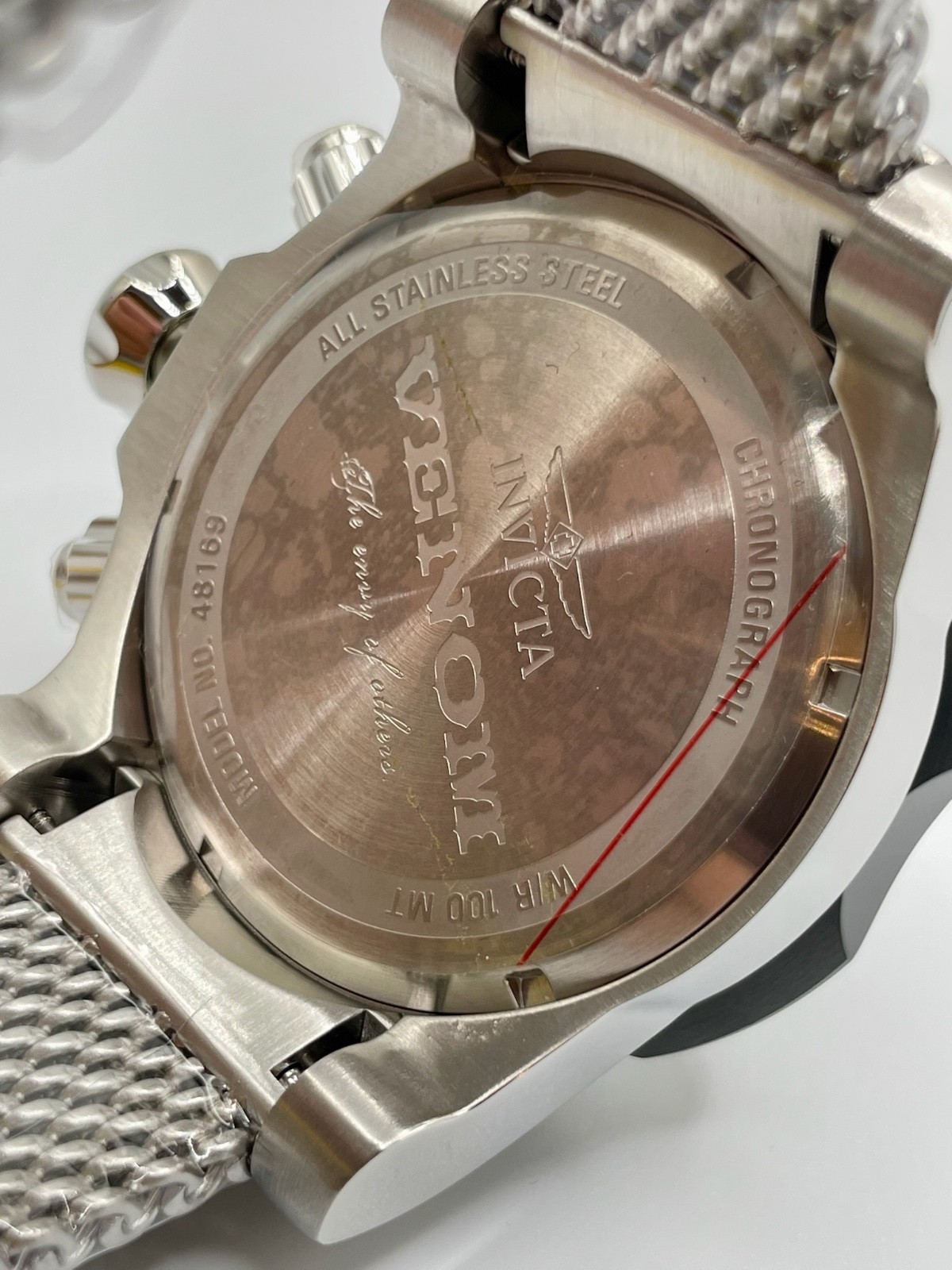 Invicta Venom Face Swiss Ronda Z60 Caliber Men’s Watch – 53.7mm, Steel (48169)