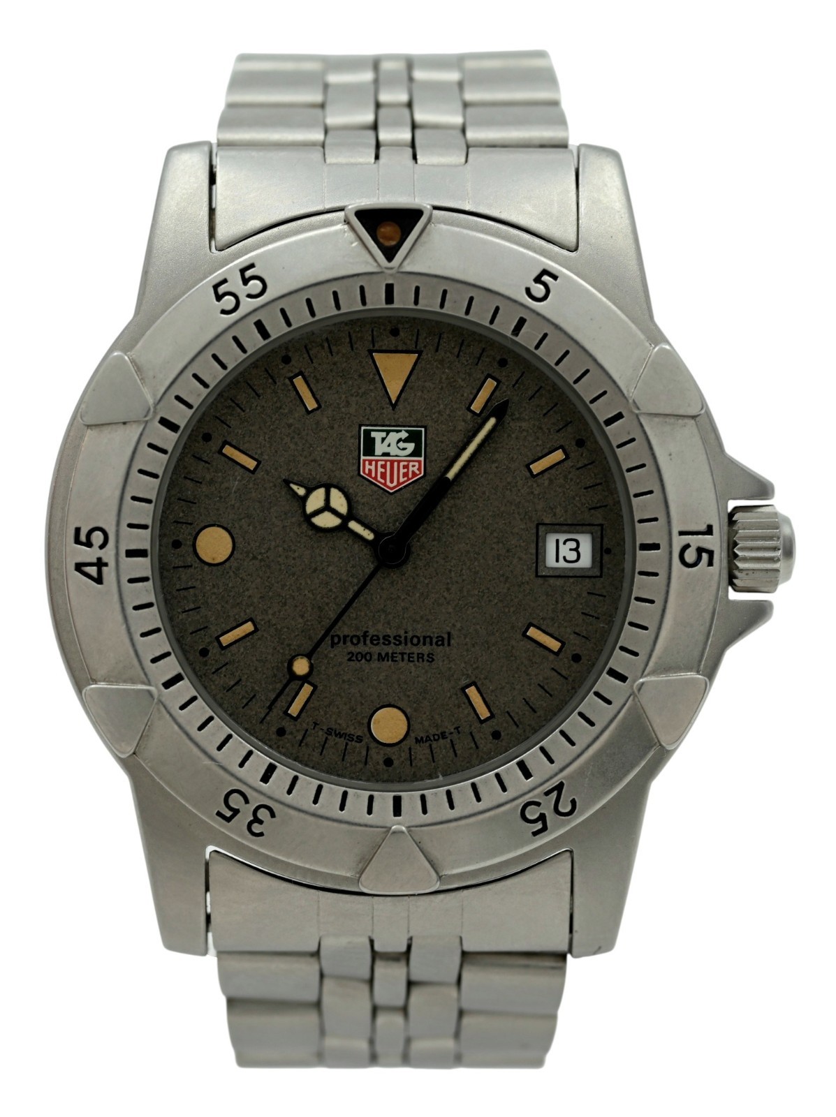 Tag Heuer 40mm Men’s Jumbo Granite Rock Dial 1500 Series Watch! Ref: 959.706 D!