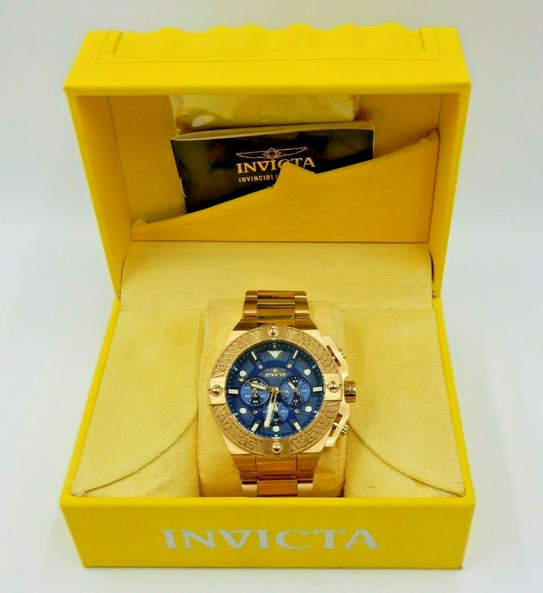 INVICTA PRO DIVER 25829 CHRONOGRAPH STAINLESS STEEL BLUE DIAL MEN’S WATCH