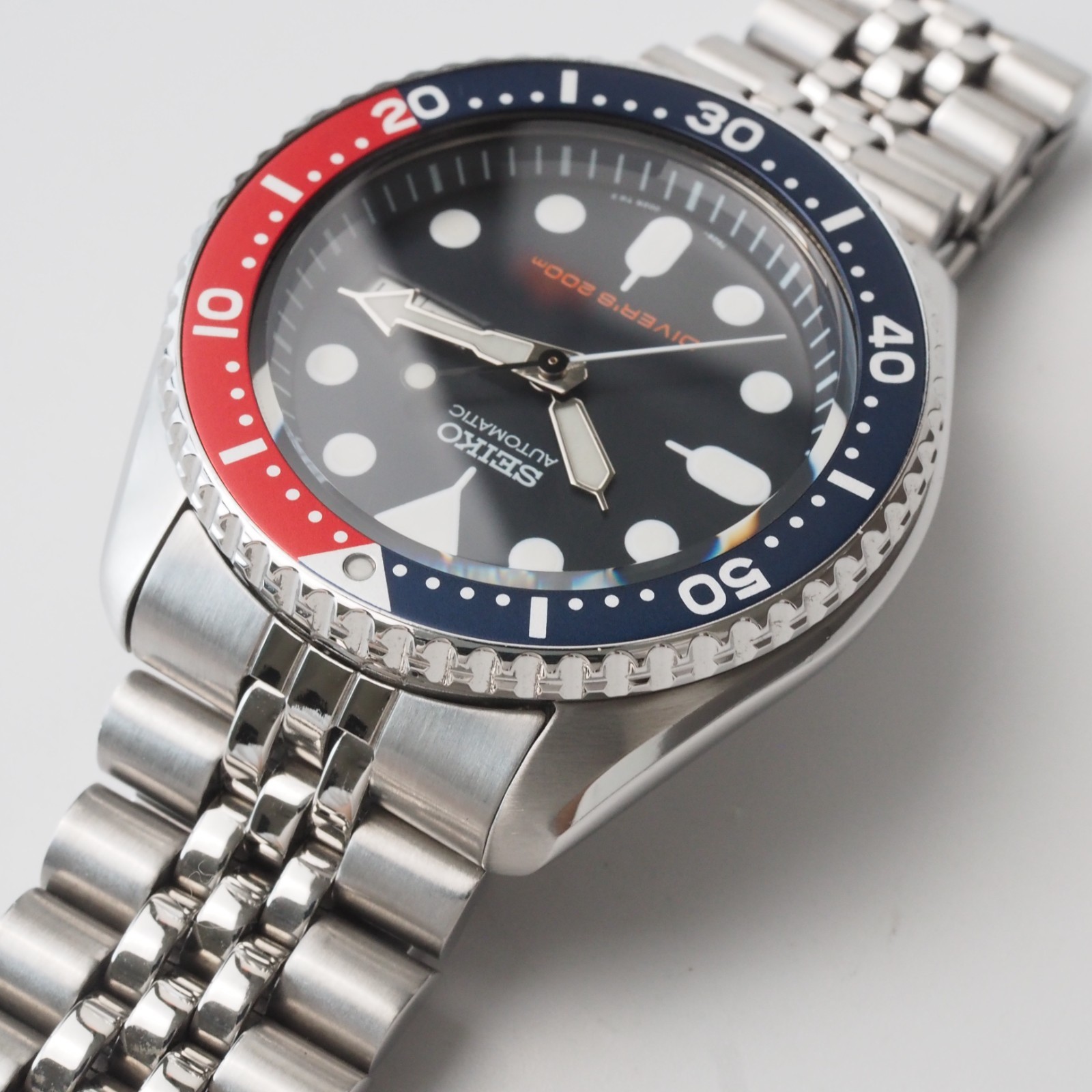 SEIKO SKX009/7S26-0020 Automatic Navy Boy Pepsi Day/Date Divers 42mm
