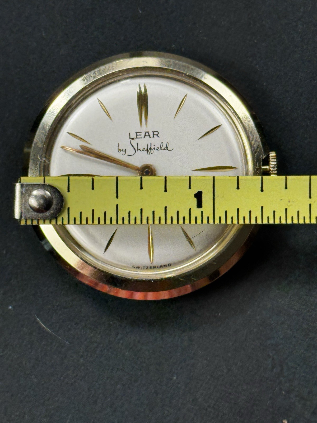 Lear by Sheffield Swiss Watch Lot Round Square Mid Century Manual Wind